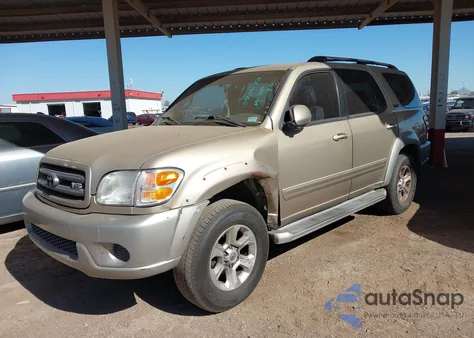 2001 Toyota Sequoia Sr5 V8 from USA, damaged, VIN 5TDZT34A51S033366